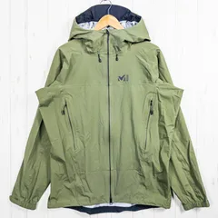 【Men's L グリーン系】 Millet ( ミレー ) ティフォン 50000ストレッチジャケット TYPHON 50000 ST JKT ナイロン ウェア トップス アウター ジャケット レインシェル z00052605  レインシェ