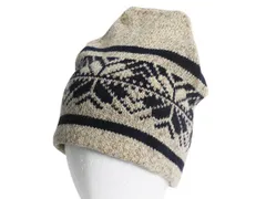 【お得なクーポン配布中!】 90s USA製 エディーバウアー ニット キャップ フリーサイズ オールド 帽子 ニット帽 ウール ナイロン フリース ライナー付き ノルディック