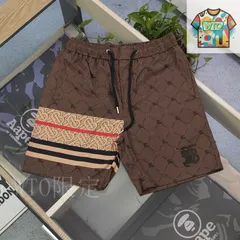 【今日特価】Burberry 2025 戦馬 TB ロゴ 速乾カップル半ズボン