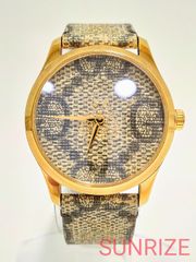 GUCCI グッチ Gタイムレス ビー 126.4【K1051】