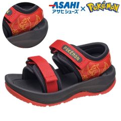 ポケモン ポケットモンスター  サンダル キッズ 子供 小学生 16～21cm アサヒシューズ P113SL レッド リザードン