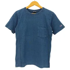 チャンピオン Champion REVERSE WEAVE INDIGO T-SHIRTS リバースウィーブ インディゴ Tシャツ メンズ import：M 