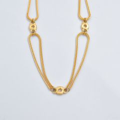 ゴールドチェーン ロングネックレス 変則デザイン ヴィンテージ ビンテージ アクセサリー vintage chain necklace