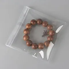 13x13cm-30枚入 ジュエリー袋 pvc 30枚入 ジュエリーポーチ 透明 パッキング ビニール チャック付き 密封 抗酸化 変色防止 アクセサリー 袋 ジップ クリア ジッパー付き袋 (13x13cm)