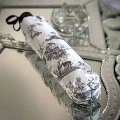 雨天両用 UV加工 トワルドジュイ 折り畳み傘 自動開閉 YAGGYオリジナルプリント ジャンプ傘