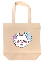 【中古】バッグ モモンガ バレンタイン トートバッグ ナチュラル Mサイズ 「ちいかわ なんか小さくてかわいいやつ」