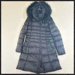 23区　ニジュウサンク　シーレタフタ　ロング　ダウンコート　Aライン　ファーコート　ブラック　黒　L　40　ウォッシャブル　洗える　3way