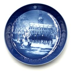 ROYAL COPENHAGEN 　プレート1992年女王の馬車