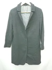 ◇ K.T<!-利用不可文字-!>キヨコ タカセ K.T<!-利用不可文字-!>KIYOKO TAKASE 長袖 チェスターコート サイズ15 ブラック メンズ P  【1405230005181】