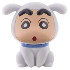 【中古】トレーディングフィギュア しんちゃん(シロのきぐるみ) 「クレヨンしんちゃん シロがいっぱい フロッキードール」