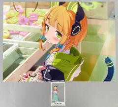 [중고] 클리어 포스터 A3 클리어 포스터 & 클리어 카드 재우 미도리 [이치 반 쿠지 블루 아카이브 vol.2] K 상