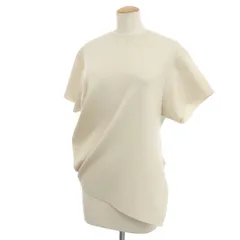 【中古】イッセイミヤケ ISSEY MIYAKE 2025年春夏 クルーネック 半袖 プルオーバーニット ライトベージュ【サイズ表記なし（L位）】【レディース】 中古】イッセイミヤケ ISSEY MIYAKE 2025年春夏 クルーネック 半袖