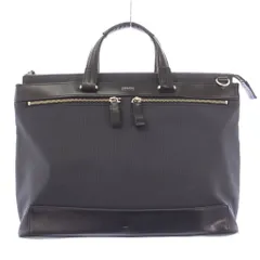 カルバンクライン プラティナム Calvin Klein PLATINUM ブリーフケース ビジネスバッグ 書類カバン ハンドバッグ レザー 切替 ロゴ 黒 ブラック /BB