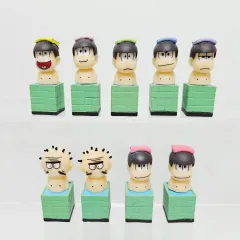 おそ松さん お風呂 イヤホンプラグ フィギュア (重複を含む) 9 ベルセット