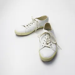 マーガレットハウエル MARGARET HOWELL レザー ローカット  スニーカー 24.5cm/オフホワイト シューズ レース【2400014241914】のサムネイル