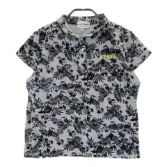 サイズ：0 JACK BUNNY ジャックバニー ; 半袖ポロシャツ パイル地 総柄 グレー系 [240101439484] ゴルフウェア レディース ストスト