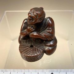 仏教美術 木彫 地蔵菩薩 達磨像 仏像 置物 V A230 - メルカリ