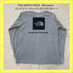 THE NORTH FACE ノースフェイス　ロングスリーブバックスクエアーロゴTシャツ　Tシャツ　トレッキング　Tシャツ　ロゴT　キャンプ　アウトドア　登山　春夏　M