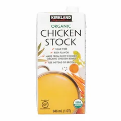 カークランドシグネチャー オーガニックチキンストック 946ml x 6本　Kirkland Signature Organic Chicken Stock 946ml x 6pack