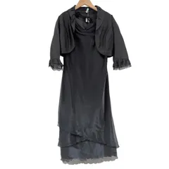 【美品】Sheer preference パーティードレス シルバー 38 美品】Sheer preference パーティードレス シルバー 38