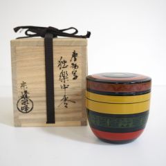 蓑輪一幸 淡々斎好 三合 棗 共箱 略歴付 茶道具 - メルカリ