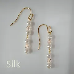 【NO. 23】スワロフスキーとパールのピアス