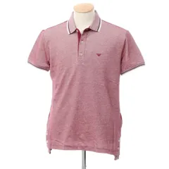 【中古】【未使用】アルマーニ ジーンズ ARMANI JEANS コットン 半袖ポロシャツ ボルドー【サイズS】【メンズ】のサムネイル