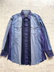 80-90's Panhandle Slim stripe western shirt made in U.S.A.