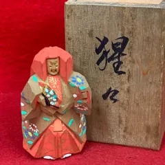 奈良一刀彫　立雛２号　青紫園 晃 作　その② 奈良一刀彫 立雛2号 青紫園 晃 作 その③