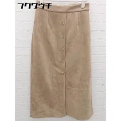 ◇ N. Natural Beauty Basic ナチュラルビューティーベーシック 膝下丈 タイト スカート サイズM ベージュ系 レディース 【中古】 【1102190014054】