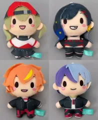 【中古】キーホルダー 全4種セット ふわぷち マスコット“Vivid BAD SQUAD”(EX) 「劇場版プロジェクトセカイ 壊れたセカイと歌えないミク」