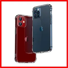 【匿名配送】 iPhone 12 / 12Pro_半透明 ? 黒 【 360°エアバッグ ? 音響強化 ? 黄変防止 】ONES iPhone 12Pro 12