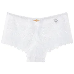 総レースショーツ ブラジリアンショーツ レディース 透ける セクシー ハーフバック 通気性 ストレッチレース リボン 下着 黒 白 赤 黄 緑 S M L LL rs-013