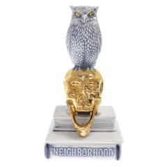 NEIGHBORHOOD (ネイバーフッド) 21SS CE- INCENSE CHAMBER お香立て スカル フクロウ 211AINH-AC01S ブルーのサムネイル