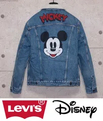 リーバイス × ミッキーマウス 90周年記念 シェルパトラッカージャケット M インディゴ DISNEY Gジャン