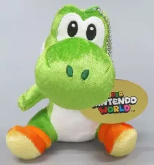 【中古】雑貨 ヨッシー(キラキラ生地) ぬいぐるみキーチェーン 「スーパーマリオ」 ユニバーサル・スタジオ・ジャパン スーパーニンテンドーワールド限定