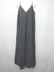 ◇ ZARA ザラ ロング丈 キャミソール　ワンピース サイズXS ブラック レディース P  【1408200043824】