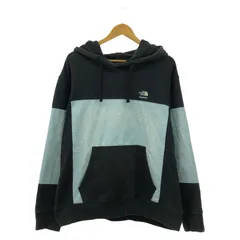 【中古】SUPREME × THE NORTH FACE 22SS Bandana Hooded Sweatshirt 黒青 サイズXL NT02208I シュプリーム×ノースフェイス[91]