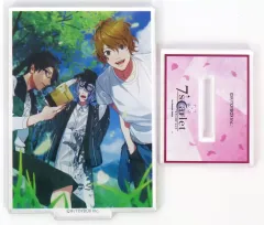 【中古】アクリルスタンド・アクリルパネル [単品] 甘梨イソラ＆建比良ソウスケ＆櫛奈雫トア アクリルスタンド 「Switchソフト 7’scarlet for Nintendo Switch アニメイト限定セット」 同梱特典