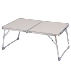 幅60X奥行40X高さ26cm 折りたたみテーブル 軽量 携帯便利 折畳み コンパクト アウトドアテーブル ローテーブル キャンプテーブル キャンプ用 収納簡単 VECELO ハイキング ビーチ ミニテーブル ホワイト