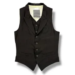 80s希少ヨウジヤマモト プールオム フランス製 ジレ ベスト vintage ヨウジヤマモト プールオムYohji Yamamoto POUR HOMME マルチ