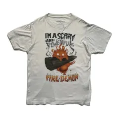 輸入品 ジブリ ハウルの動く城 カルシファー Tシャツ Mサイズ アニメ映画【A-538】