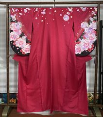 洗える　二尺袖　小振袖　二尺袖着物　きもの　着物　卒業式着物 単品 卒業式 大学生 大学 中学生 卒服 きもの キモノ kimono 二尺袖 袴 はかま 振袖 和服 和装 ジュニア ガールズ 女の子 レディース 女性 女 フリーサイズ 謝恩会