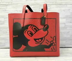 新品【DISNEY X COACH】カーゴ トートバッグ26 ミッキーマウス