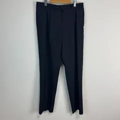 THE SUIT COMPANY スーツカンパニー スラックス パンツ シンプル ストライプ ブラック メンズ 古着 ストリート シティーボーイ