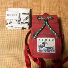ケンゾー リュックサック ポーチ ミニリュック 赤 メタリック バックパック KENZO(ケンゾー) バックパック・リュック(レディース) - 海外