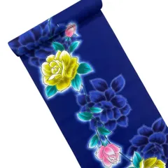 LL 浴衣リメイク 新品反物浴衣 花火に蝶 山本寛斎フリル袖ゆったりワンピース LL 浴衣リメイク 新品反物浴衣 花火に蝶 山本寛斎フリル袖