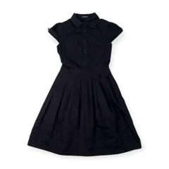 Lois CRAYON ロイスクレヨン フレンチ 半袖 ワンピース サイズ M /ネイビー