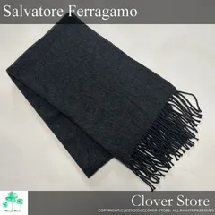 売り切り最終価格！  【極上美品 Sランク】 Salvatore Ferragamo サルバトーレ フェラガモ カシミヤ100% マフラー