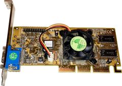 NVIDIA TNT2 시리즈 16MB VGA AGP 4x 빈티지 레트로 그래픽 카드 (냉각 팬 포함)